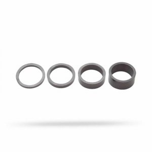 Dystansów nylonowych Shimano PRAC0004 Węgiel Szary (4 pcs)
