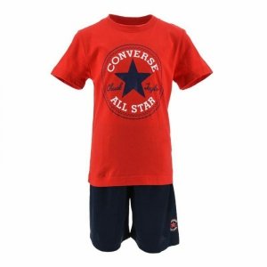 Zestaw Sportowy dla Dzieci Converse Chuck Taylor Patch Czerwony