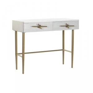 Odbiornik DKD Home Decor Biały Złoty 90 x 45 x 74 cm