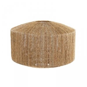 Abażur do Lamp DKD Home Decor Naturalny Juta Metal Tropikalny 40 x 40 x 30 cm