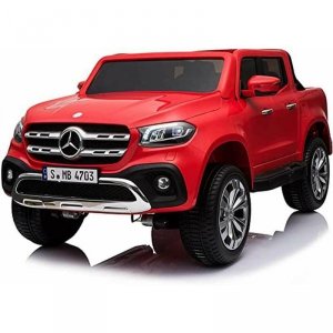 Elektryczny Samochód dla Dzieci Injusa Mercedes Benz X Class Pick Up Czerwony
