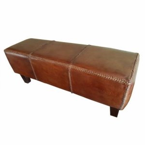 Taboret DKD Home Decor   Brązowy Aluminium Teczyna 120 x 46 x 41 cm 120 x 41 x 46 cm