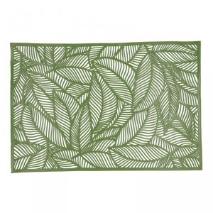 Podkładki na stół Quid Habitat Kartki Kolor Zielony 30 x 45 cm (Pack 12x)