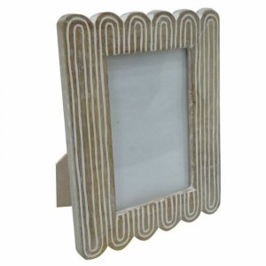 Ramka na Zdjęcia DKD Home Decor 19 x 2 x 21 cm 16 x 2 x 21 cm Naturalny Kolonialny Drewno mango
