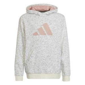 Bluza z kapturem Męska Adidas Future Icons 3 Stripes Biały