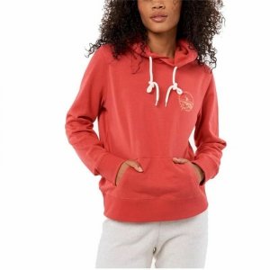 Bluza z kapturem Damska Rip Curl Re Entry Czerwony