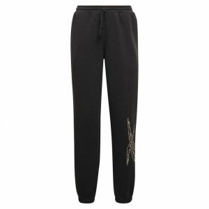 Spodnie dresowe dla dorosłych Reebok Modern Safari Jogger Kobieta Czarny
