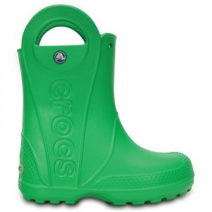 Gumowce dziecięce Crocs Handle It Rain Kolor Zielony