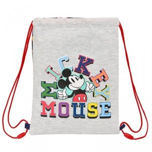 Worek na buty ze sznurkami Mickey Mouse Clubhouse Only one Granatowy 26 x 34 x 1 cm
