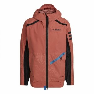 Męska kurtka sportowa Adidas Utilitas Czerwony Pomarańczowy