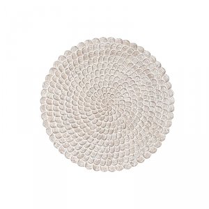 Dekoracja ścienna DKD Home Decor Wykończenie antyczne Naturalny 120 x 3 x 120 cm Biały Indianin