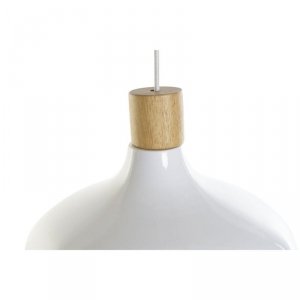 Lampa Sufitowa DKD Home Decor Biały Brązowy Metal Sosna 50 W 35,5 x 35,5 x 21 cm