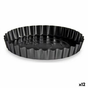 Forma do pieczenia Kinvara CK56493 Ciemny szary Metal Stal węglowa Ø 28 cm (12 Sztuk)