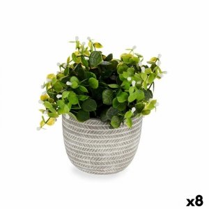 Roślina Dekoracyjna Ibergarden QY-H021 Plastikowy Kvety 20 x 20,5 x 20 cm (8 Sztuk)