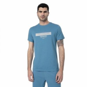 Koszulka z krótkim rękawem Męska 4F M304 Niebieski Indygo