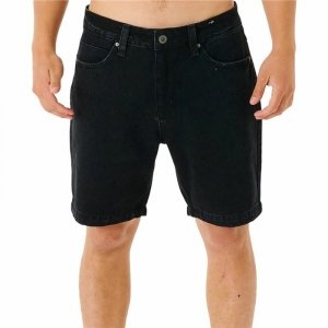 Szorty sportowe Rip Curl Denim Walkshort Czarny