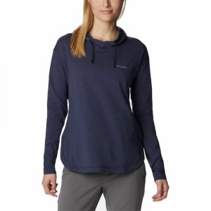 Bluza z kapturem Damska Columbia Sun Trek™ Granatowy