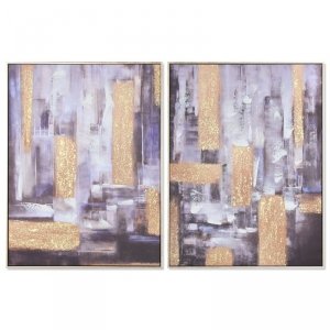 Obraz Home ESPRIT Abstrakcyjny Nowoczesny 62 x 4,5 x 82 cm (2 Sztuk)