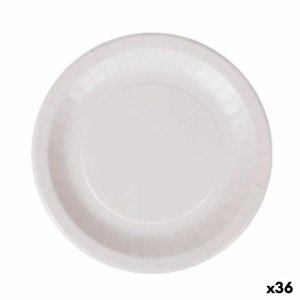 Zestaw naczyń Algon Jednorazowe Biały Karton 28 cm (36 Sztuk)