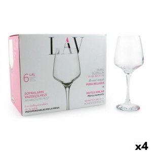 Zestaw kieliszków do wina LAV Lal 6 Części (4 Sztuk)