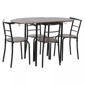 Zestaw Stołowy z 4 Krzesłami DKD Home Decor 121 x 55 x 78 cm