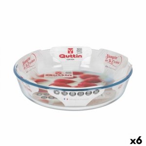 Naczynie do Piekarnika Quttin   Szkło 2,3 L ø 26 x 5,9 cm (6 Sztuk)