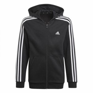 Bluza z Kapturem dla Dziewczynki Adidas Essentials Czarny
