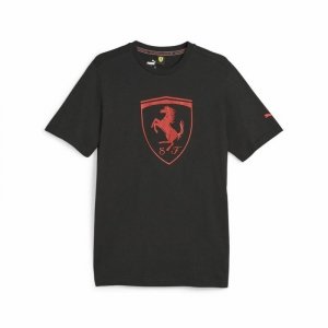 Koszulka z krótkim rękawem Męska Puma Ferrari Race Tonal B Czarny
