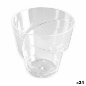 Zestaw półmisków wielokrotnego użytku Algon Spirala 10 Części 7 x 7 cm (24 Sztuk)