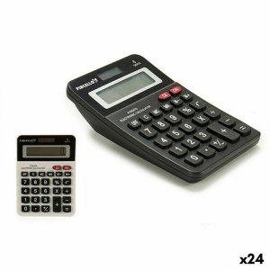 Kalkulator Pincello CN5691 Czarny Słoneczny Średni (24 Sztuk)