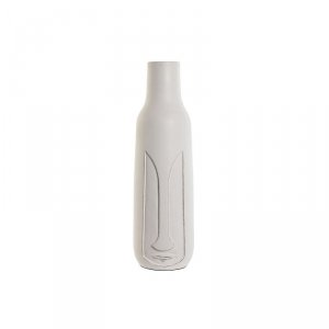 Wazon Home ESPRIT Biały Drewno mango Nowoczesny Twarz 15 x 15 x 45 cm