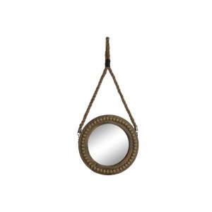 Lustro ścienne Home ESPRIT Brązowy Kolonialny Kulki 28 x 4 x 61 cm