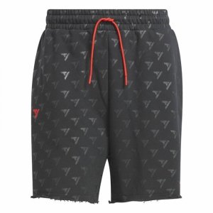 Krótkie Spodnie do Koszykówki Męskie Adidas Trae Allover Print Szary
