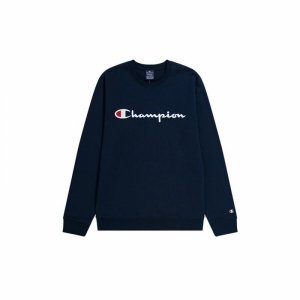 Bluza bez kaptura Męska Champion Crewneck Niebieski