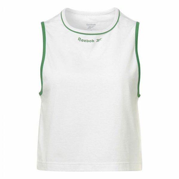 Koszulka z krótkim rękawem Męska Reebok HT6259 Biały (XS)