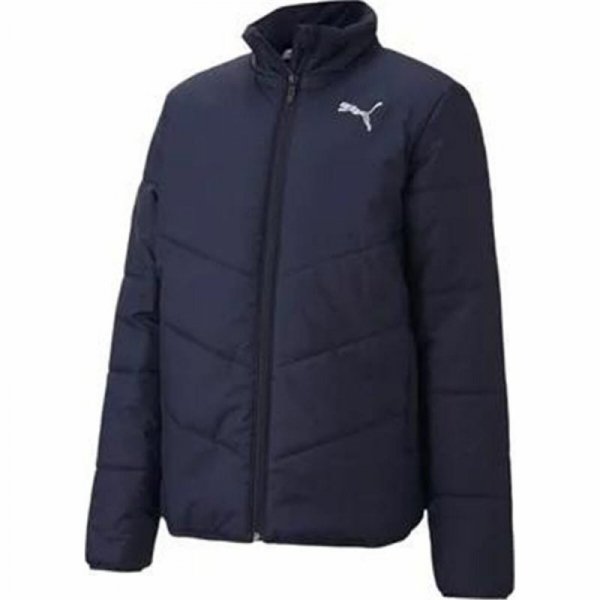 Kurtka Sportowa Dziecięca Puma Padded Niebieski Granatowy