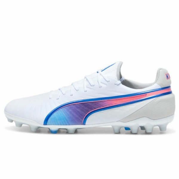 Buty sportowe dla dorosłych do gry w piłkę Puma King Ultimate Mg Biały