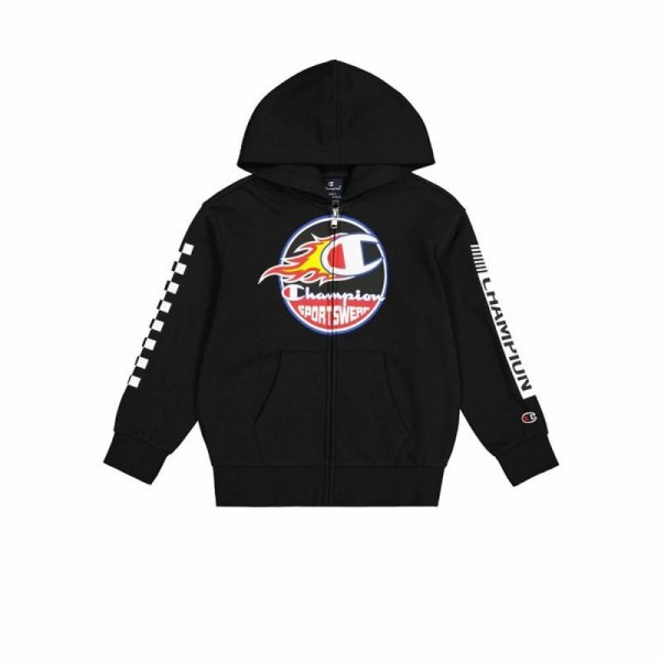 Bluza z kapturem Męska Champion Czarny