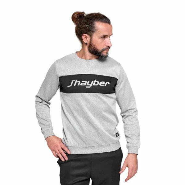 Bluza bez kaptura Męska J-Hayber Essential Jasnoszary