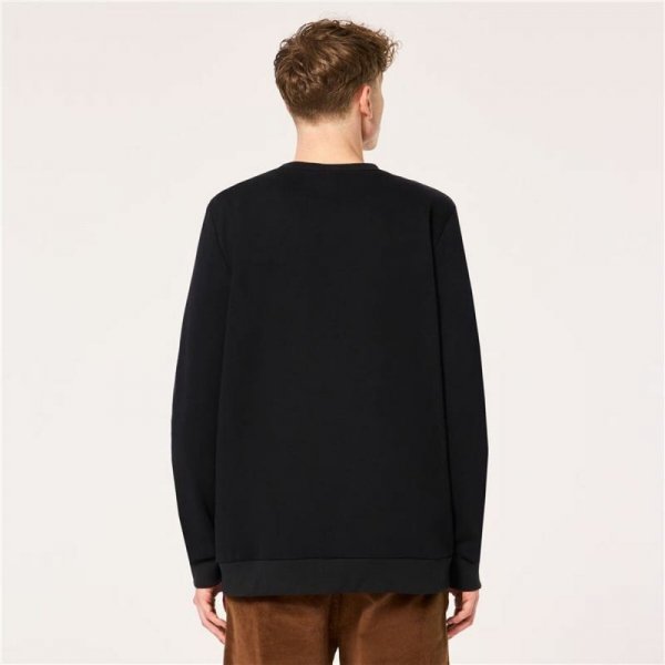 Bluza bez kaptura Męska Oakley Relax Crew Sweatshirt 2.0 Czarny