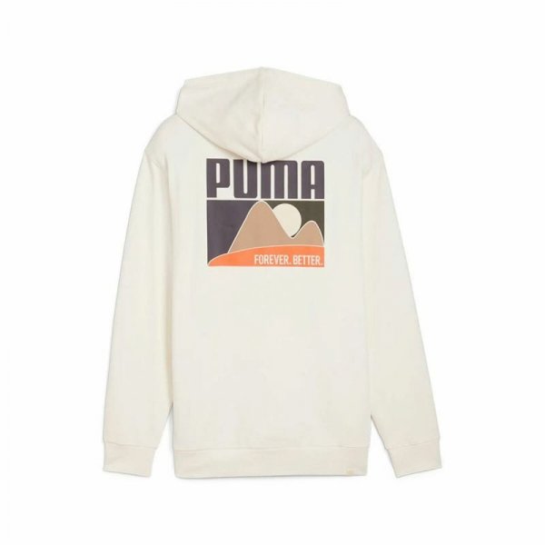 Bluza z kapturem Męska Puma Biały
