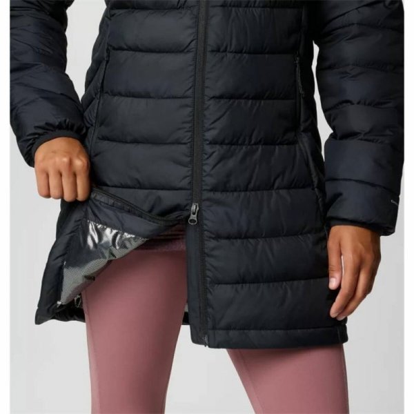 Kurtka Sportowa Damska Columbia Powder Lite II Mid Czarny