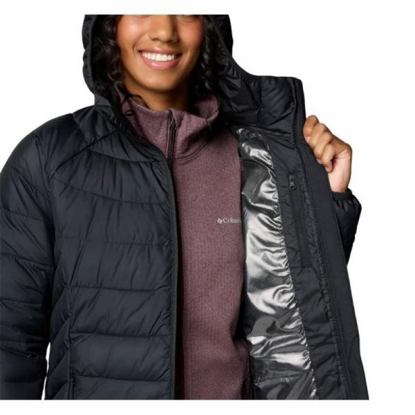 Kurtka Sportowa Damska Columbia Powder Lite II Mid Czarny