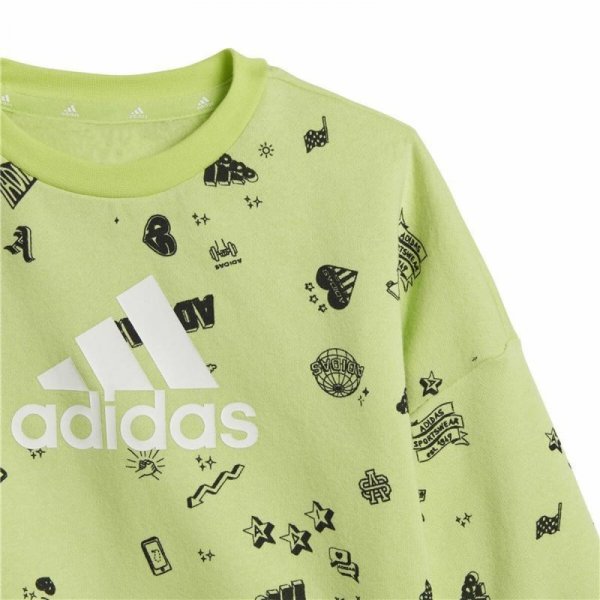 Dres Dziecięcy Adidas I Bluv Q3 Cset Kolor Zielony