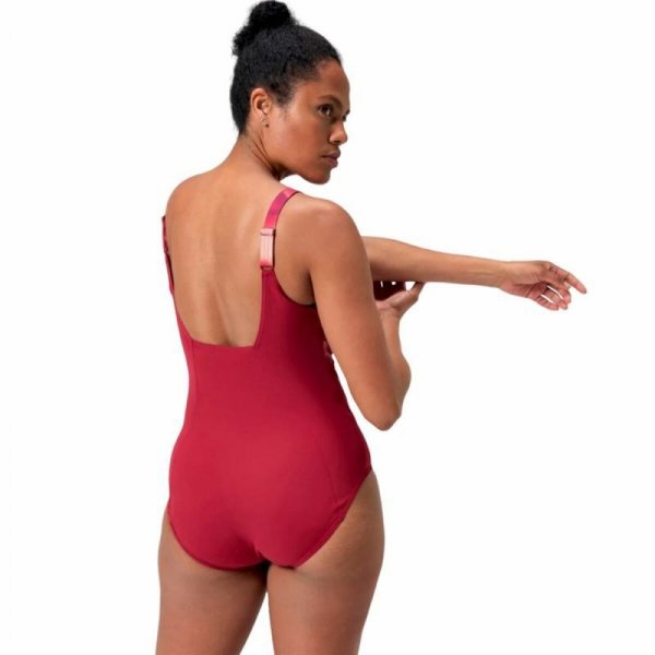 Strój kąpielowy Damski Speedo Shaping Contour Czerwony