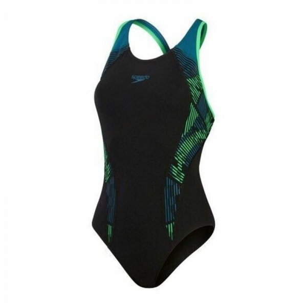 Strój kąpielowy Damski Speedo Placement Laneback Kolor Zielony