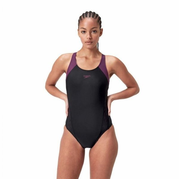 Strój kąpielowy Damski Speedo Hyperboom Splice Fioletowy