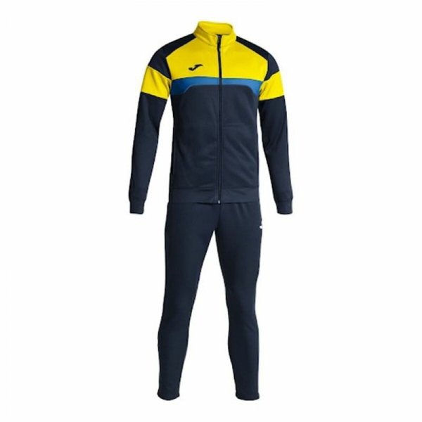 Dres dla Dorosłych Joma Sport Danubio III Żółty Granatowy Mężczyzna 2 Części