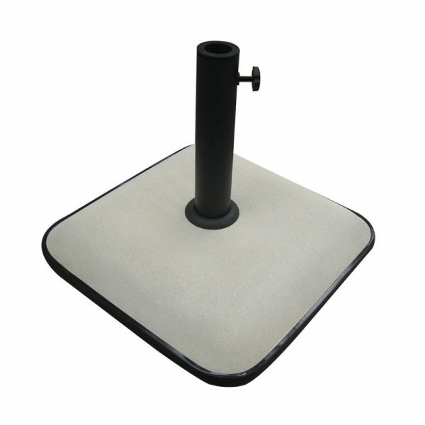 Marbueno Podstawa Parasol Kwadrat Cement 45X45X7,3 cm 25KG Biały Ogród, Basen 10459