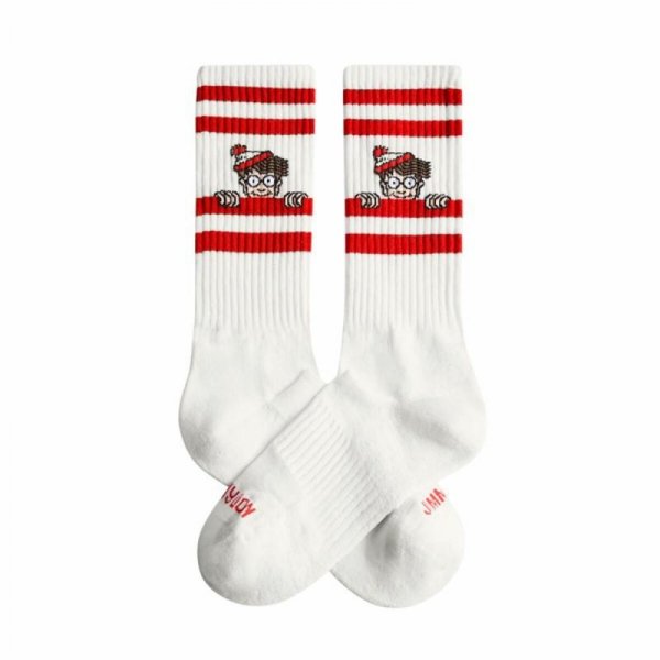 Skarpety Jimmy Lion Athletic Wally Biały 41-46
